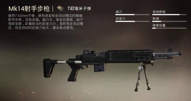 和平精英MK14射手步枪详解（游戏武器介绍）